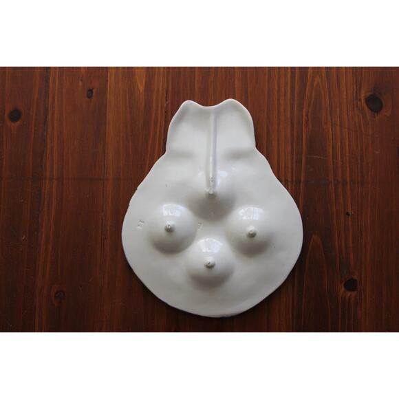 Hand-Painted Easter Bunny Ceramic Deviled Egg Holder Plate Rabbit Dish - Picture 2 of 4